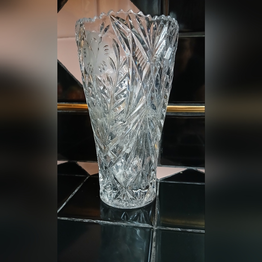 Heavy Glass Vase